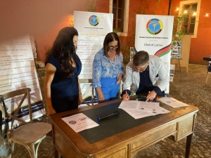 Panathlon Club Latina - Firma  delle carte Panathletiche