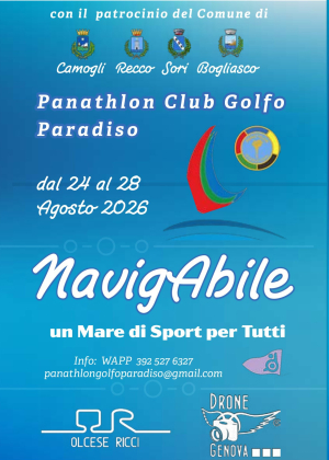 Panathlon Club Golfo Paradiso - Al via “NAVIGABILE - Un mare di sport per tutti"