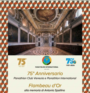 75e anniversaire du Panathlon Club Venezia et du Panathlon International  - Flambeau d’Or à la mémoire d’Antonio Spallino, décerné à Francesca Porcellato et Bashir Abdi
