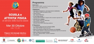 Pordenone - Convegno su "Scuola e attività fisica al servizio della buona salute"