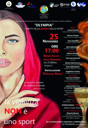 Dibattito dal titolo "Olympia" I Diritti della Donna nello Sport - Panathlon International Club Ariano Irpino