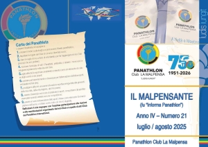 Panathlon International Club La Malpensa - Il Malpensante n 21 luglio-agosto 2025