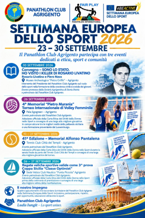 EWoS 2026 - Panathlon Club Agrigento