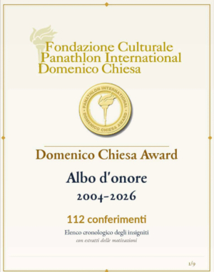 Domenico Chiesa Award: una pubblicazione da sfogliare, valori da scoprire