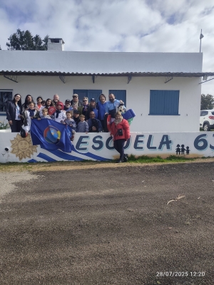 Panathlon Club Maldonado - Punta del Este - Visita a la Escuela n 63 de Corte de la Leña