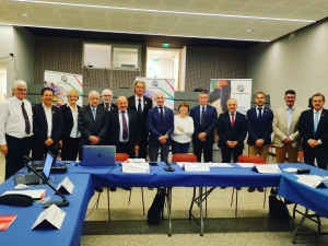 Die Leiter von Panathlon International in Beausoleil (F)