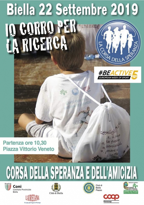Biella - Corsa della speranza e dell'amicizia