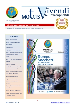 Panathlon International Club Como - Notiziario Marzo 2023