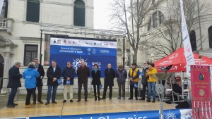 In Venedig ein aussergewöhnliches Event in Erwartung der Special Olympics