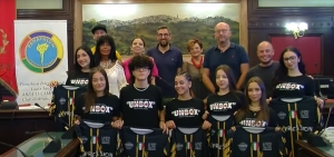 Riconoscimento a sette giovani ballerini per aver partecipato alle finali mondiali del World Of Dance - Panathlon International Club Ariano Irpino