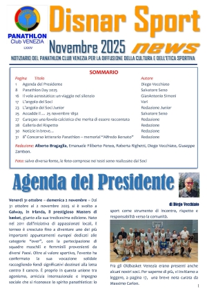 Panathlon Club Venezia- Disnar Sport Novembre 2025