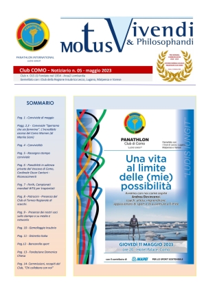Panathlon International Club Como - Notiziario 05 - Maggio 2023