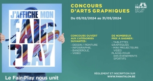 Panathlon International Club Wallonie -Bruxelles - Concours d'arts graphiques dont le thème est le "Fair Play"