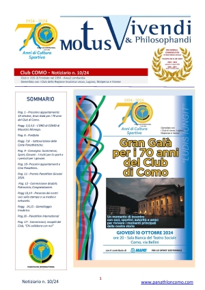 Panathlon International Club Como - Motus Vivendi & Philosphandi Panathlon Como n. 10