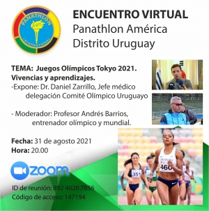 Panathlon America virtual meeting - District Uruguay