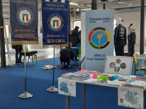 Al "Villaggio dello Sport" - #EYOF2023 - lo stand del Panathlon International Club di Udine