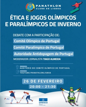 Panathlon Clube de Lisboa -  Ética e Jogos Olímpicos e Paralímpicos de Inverno