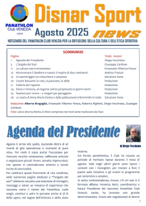 Panathlon Club Venezia- Disnar Sport Agosto 2025