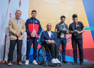Panathlon Club Santiago, Chile - Ignacio Sepúlveda agradeció gesto de Panathlon Chile que le entregó el premio al Fair Play