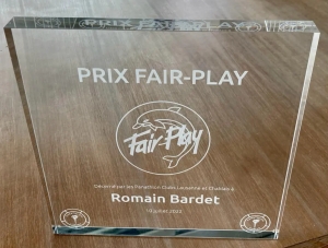 Panathlon Club de Lausanne et du Chablais - Prix Fair Play pour Romain Bardet