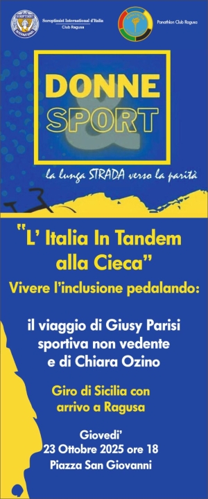 Panathlon Area 09 Sicilia - "L'Italia in tandem ... alla cieca"